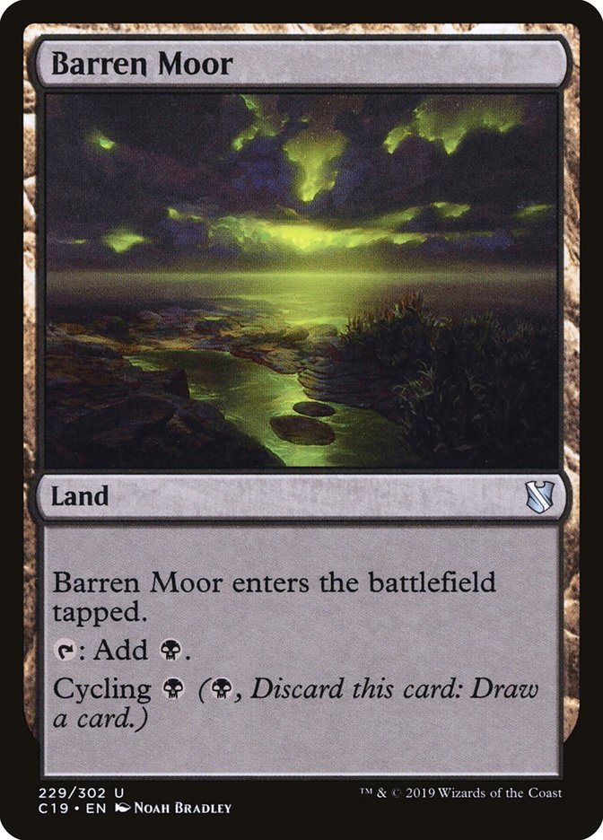 Barren Moor [Commander 2019] | Card Citadel