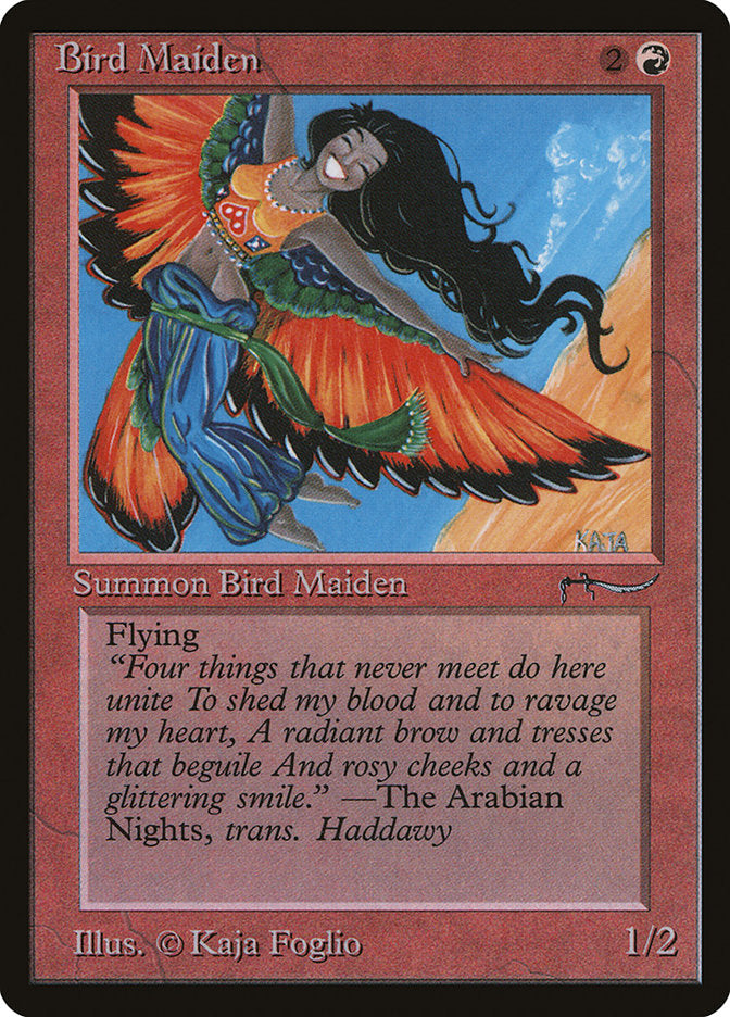 Bird Maiden (Dark Mana Cost) [Arabian Nights] | Card Citadel