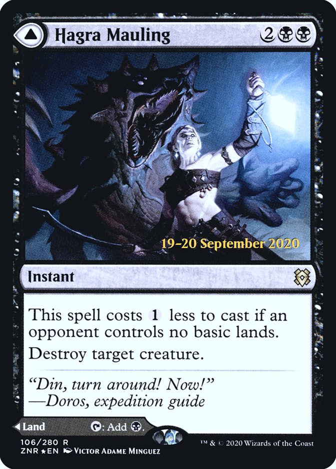 Hagra Mauling // Hagra Broodpit  [Zendikar Rising Prerelease Promos] | Card Citadel