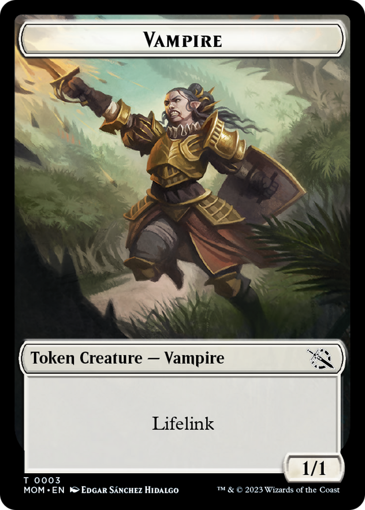 Elemental (9) // Vampire Double-Sided Token [March of the Machine Tokens] | Card Citadel