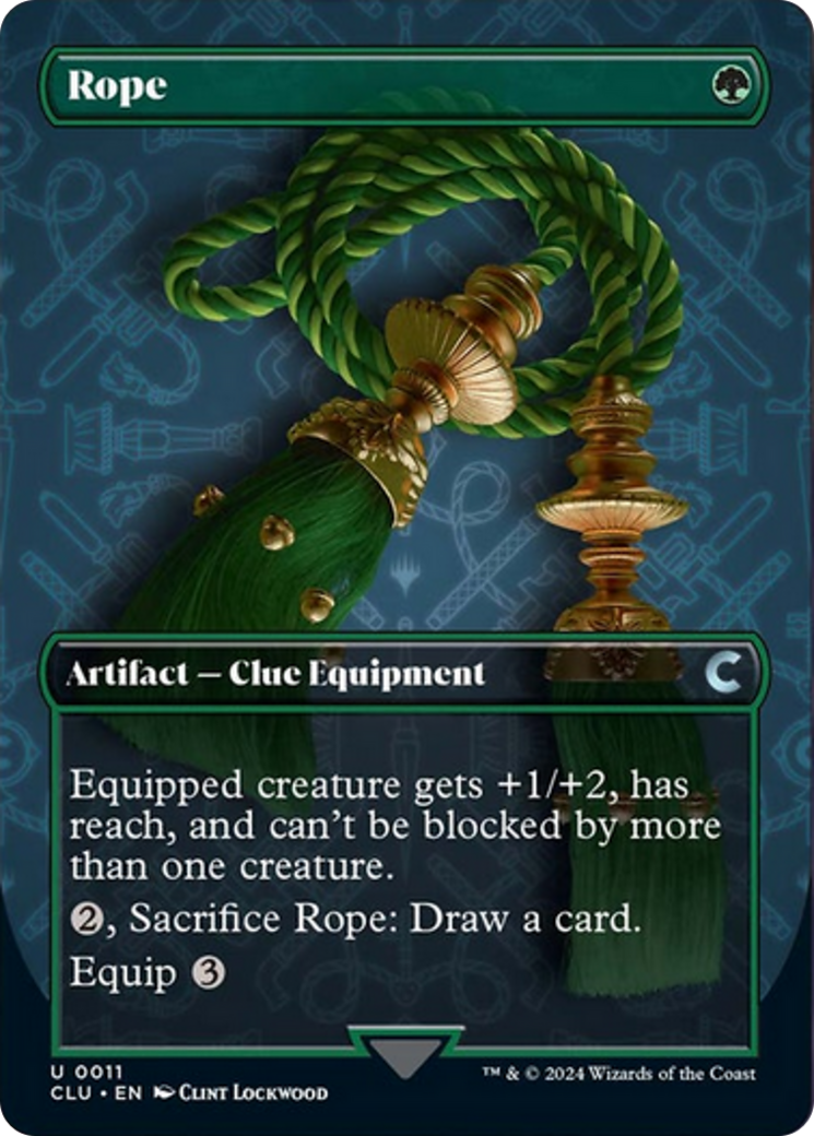 Rope (Borderless) [Ravnica: Clue Edition] | Card Citadel