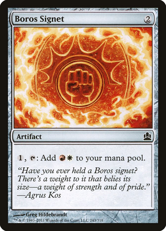 Boros Signet [Commander 2011] | Card Citadel