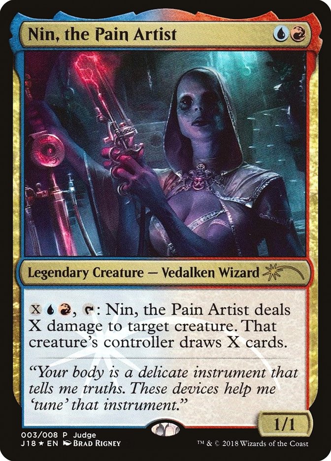 Nin, the Pain Artist [Judge Gift Cards 2018] | Card Citadel