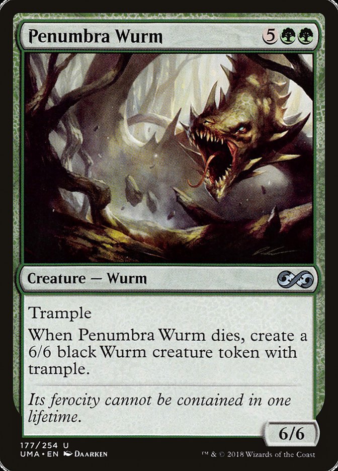 Penumbra Wurm [Ultimate Masters] | Card Citadel