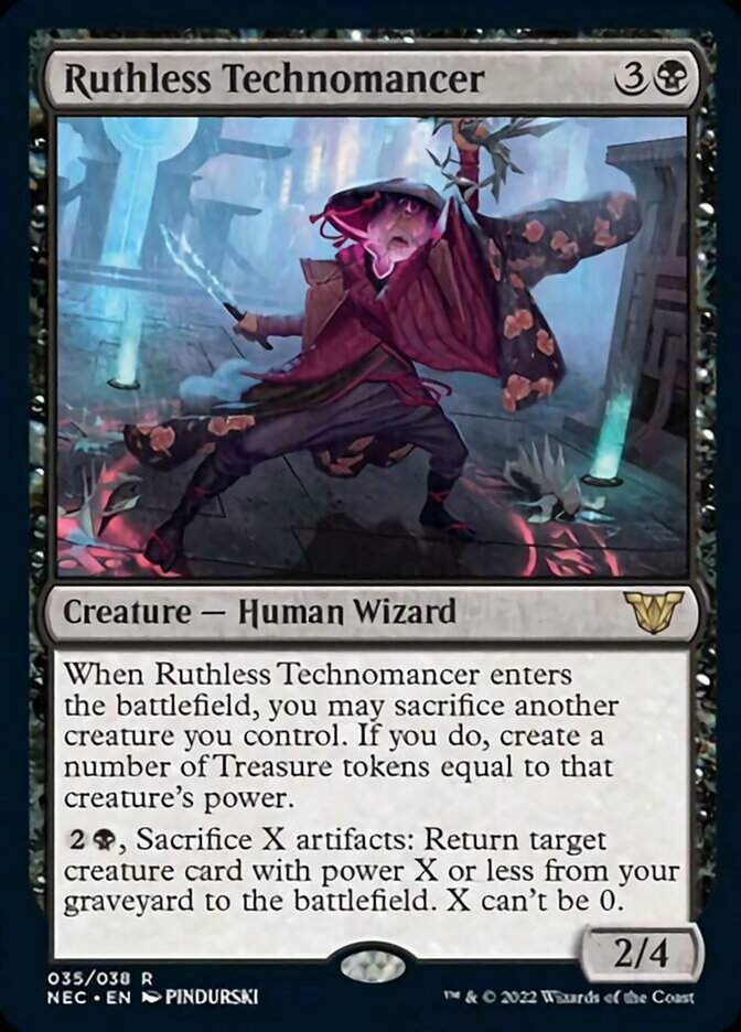 Ruthless Technomancer [Kamigawa: Neon Dynasty Commander] | Card Citadel