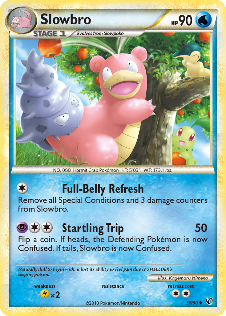 Slowbro (38/90) [HeartGold & SoulSilver: Undaunted] | Card Citadel