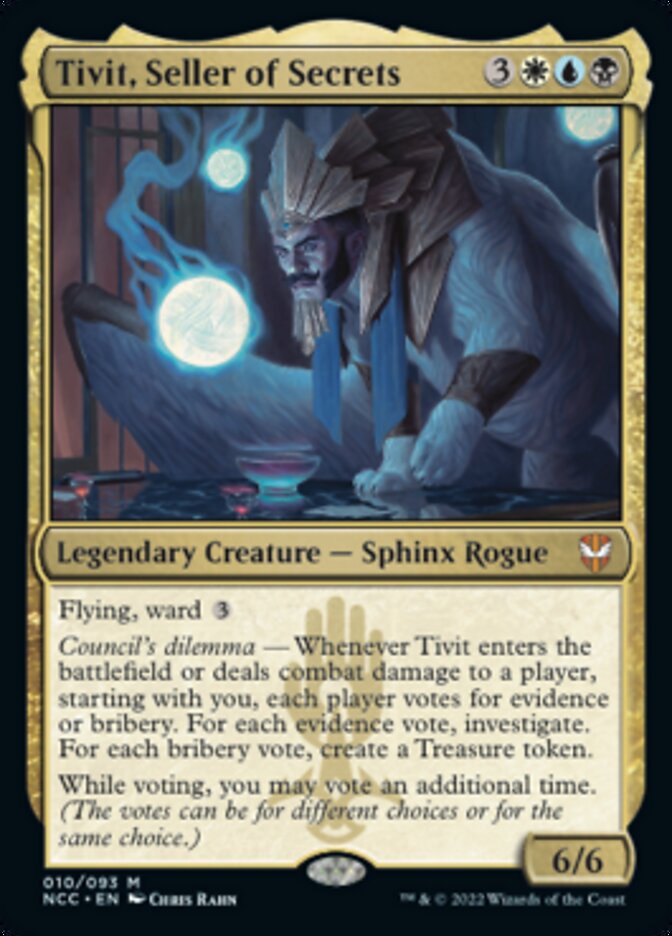 Tivit, Seller of Secrets [Streets of New Capenna Commander] | Card Citadel