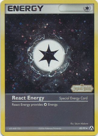 React Energy (82/92) (Stamped) [EX: Legend Maker] | Card Citadel