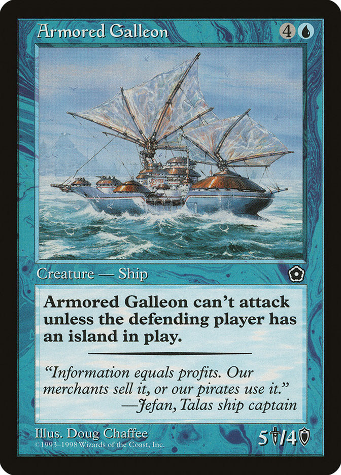 Armored Galleon [Portal Second Age] | Card Citadel