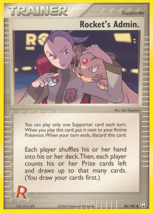 Rocket's Admin. (86/109) [EX: Team Rocket Returns] | Card Citadel