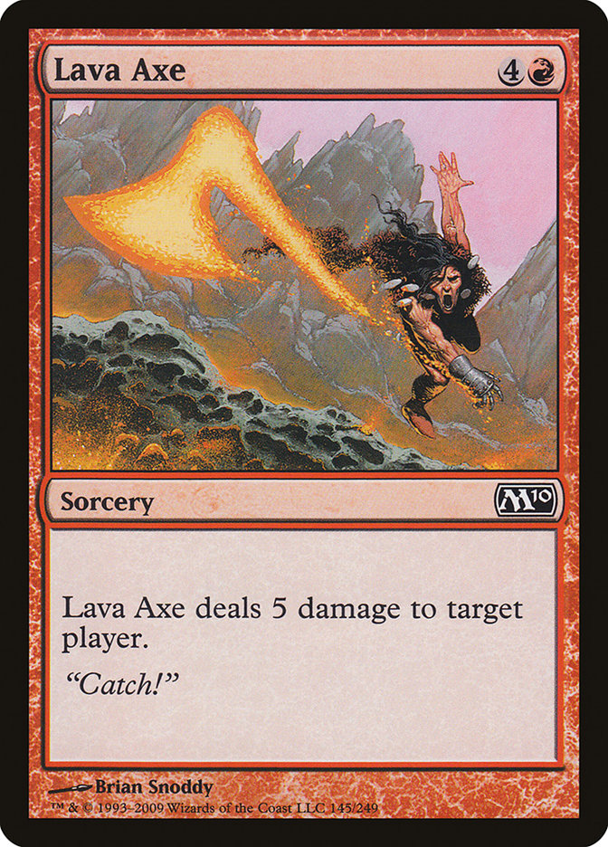 Lava Axe [Magic 2010] | Card Citadel