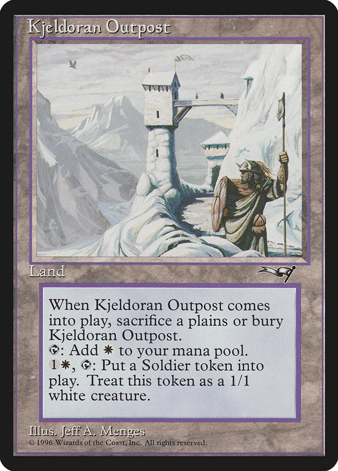 Kjeldoran Outpost [Alliances] | Card Citadel