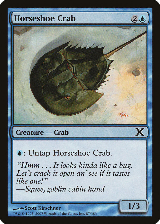 Horseshoe Crab [Tenth Edition] | Card Citadel