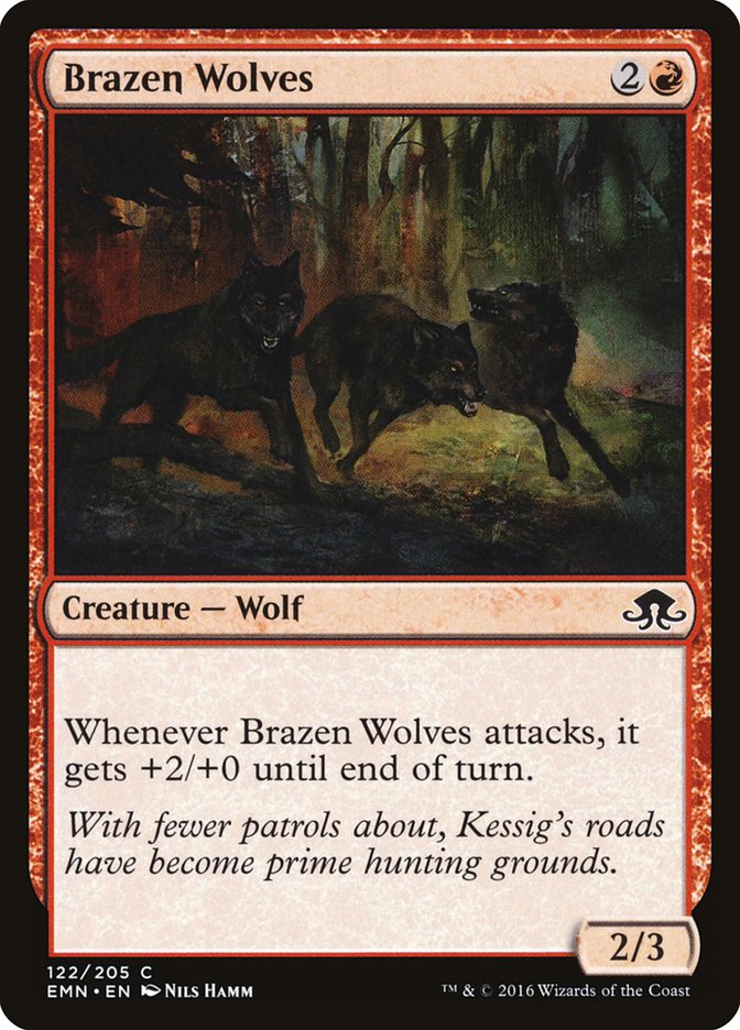 Brazen Wolves [Eldritch Moon] | Card Citadel