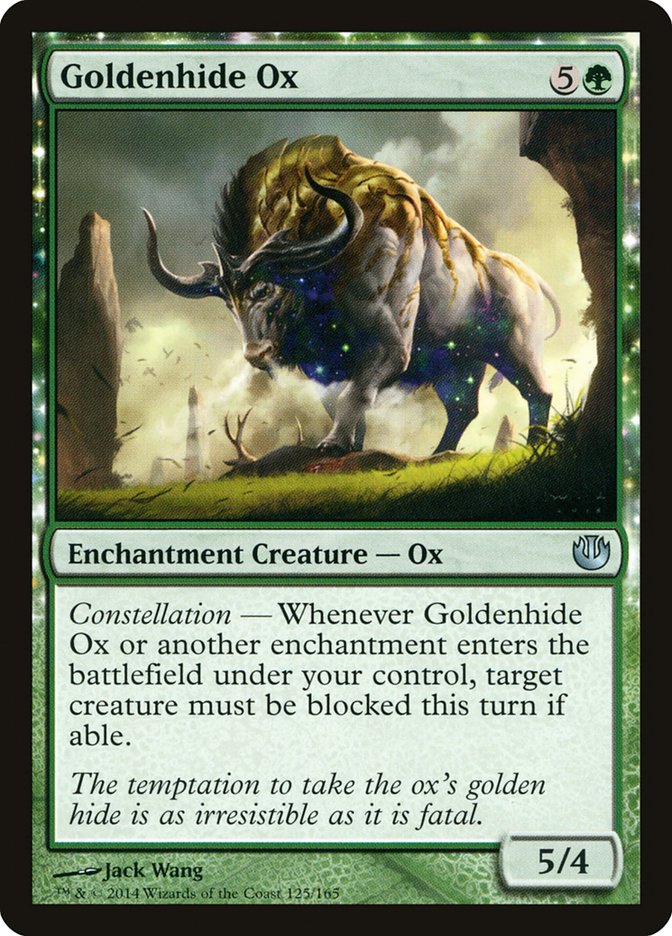 Goldenhide Ox [Journey into Nyx] | Card Citadel