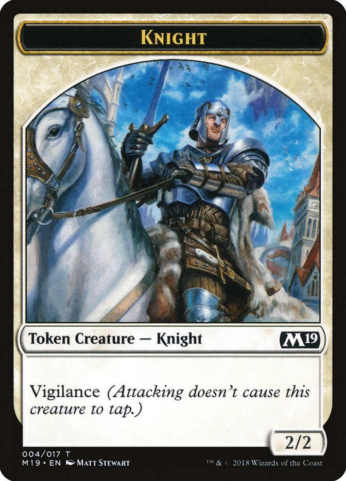 Knight [Core Set 2019 Tokens] | Card Citadel