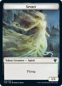 Spirit // Insect (013) Double-sided Token [Commander 2020 Tokens] | Card Citadel