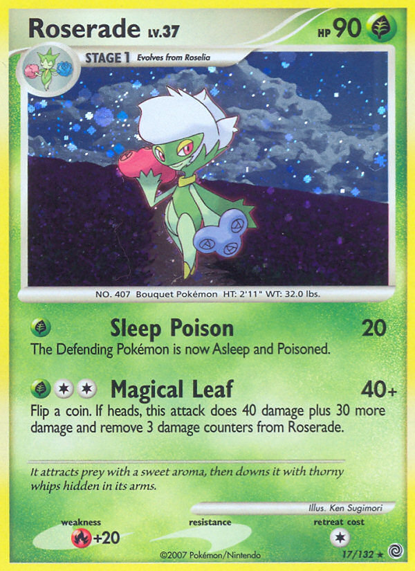 Roserade (17/132) [Diamond & Pearl: Secret Wonders] | Card Citadel