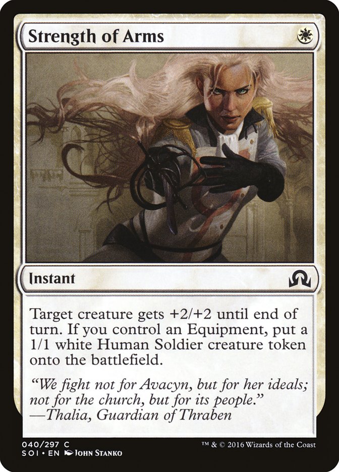 Strength of Arms [Shadows over Innistrad] | Card Citadel