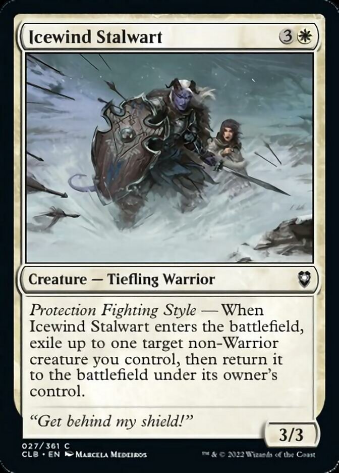 Icewind Stalwart [Commander Legends: Battle for Baldur's Gate] | Card Citadel