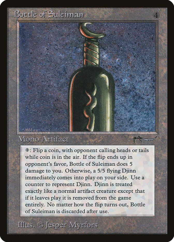 Bottle of Suleiman [Arabian Nights] | Card Citadel