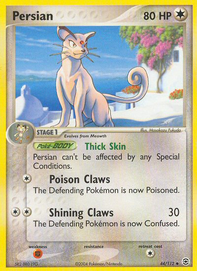 Persian (44/112) [EX: FireRed & LeafGreen] | Card Citadel