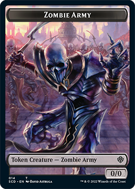 Zombie Army Double-Sided Token [Starter Commander Decks] | Card Citadel