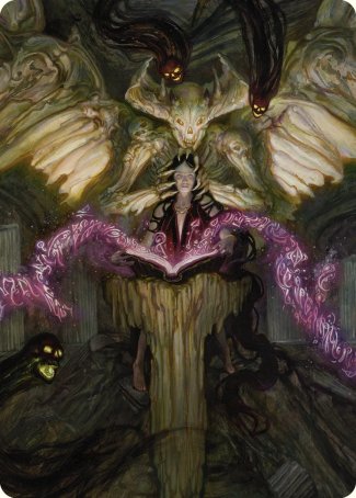 Demonic Tutor Art Card [Commander Masters Art Series] | Card Citadel
