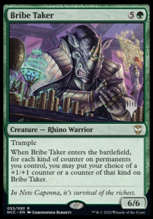 Bribe Taker (Promo Pack) [Streets of New Capenna Commander Promos] | Card Citadel