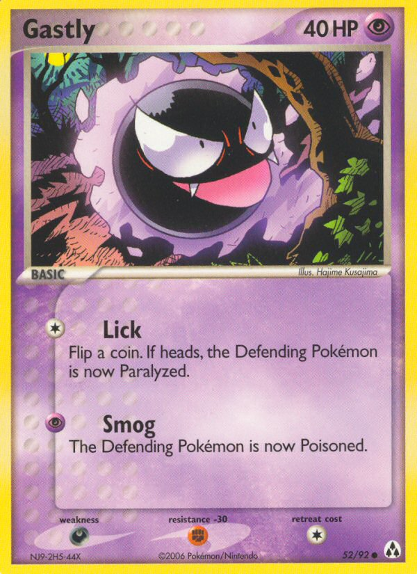 Gastly (52/92) [EX: Legend Maker] | Card Citadel