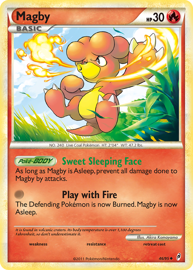 Magby (46/95) [HeartGold & SoulSilver: Call of Legends] | Card Citadel