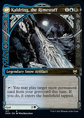 Jorn, God of Winter // Kaldring, the Rimestaff (Showcase) [Kaldheim] | Card Citadel