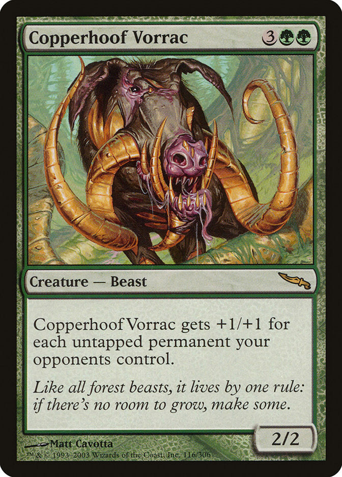 Copperhoof Vorrac [Mirrodin] | Card Citadel