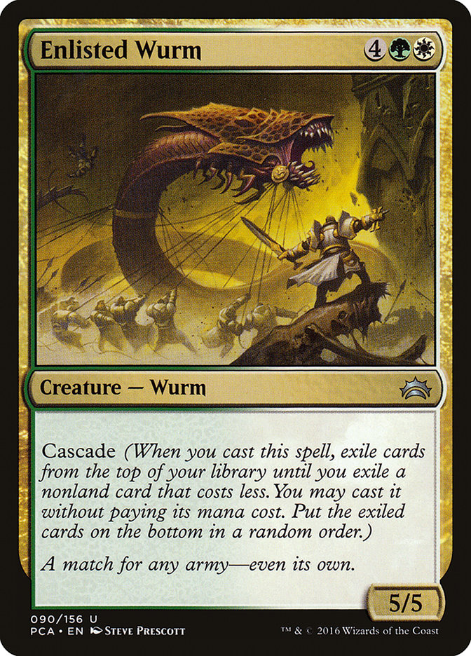 Enlisted Wurm [Planechase Anthology] | Card Citadel