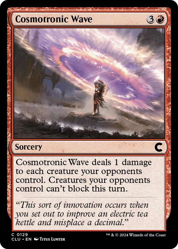 Cosmotronic Wave [Ravnica: Clue Edition] | Card Citadel