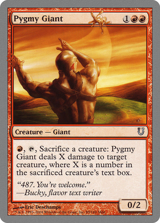 Pygmy Giant [Unhinged] | Card Citadel