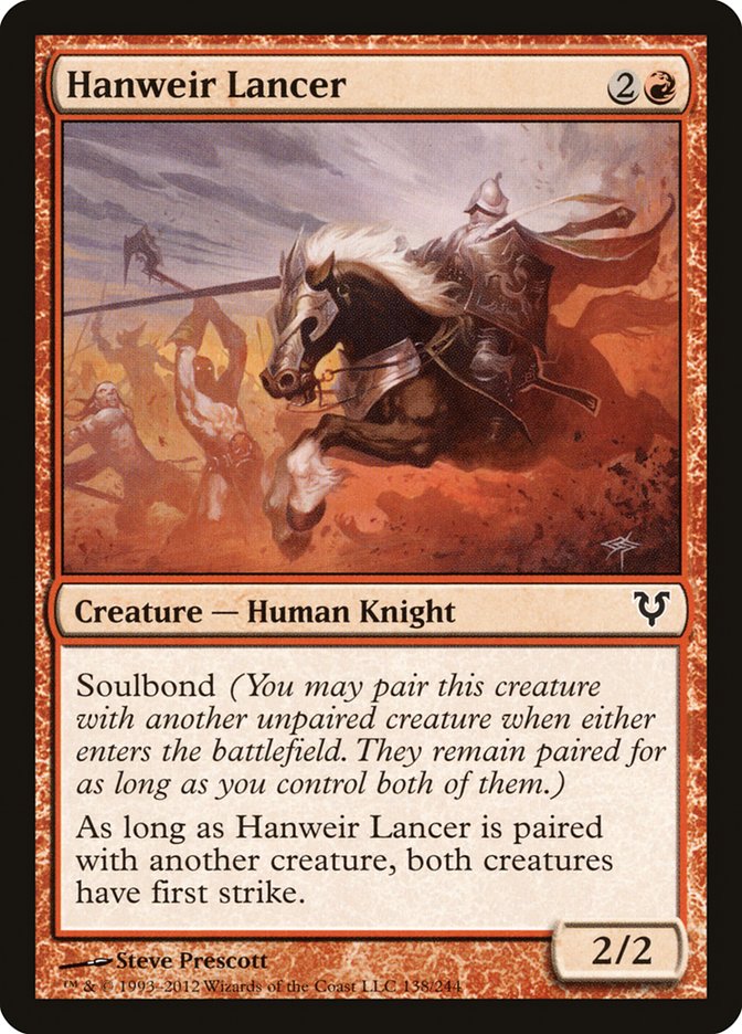 Hanweir Lancer [Avacyn Restored] | Card Citadel