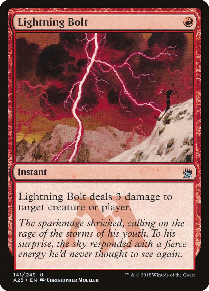 Lightning Bolt [Masters 25] | Card Citadel