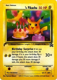 Pikachu (24) (Birthday) [Pikachu World Collection Promos] | Card Citadel