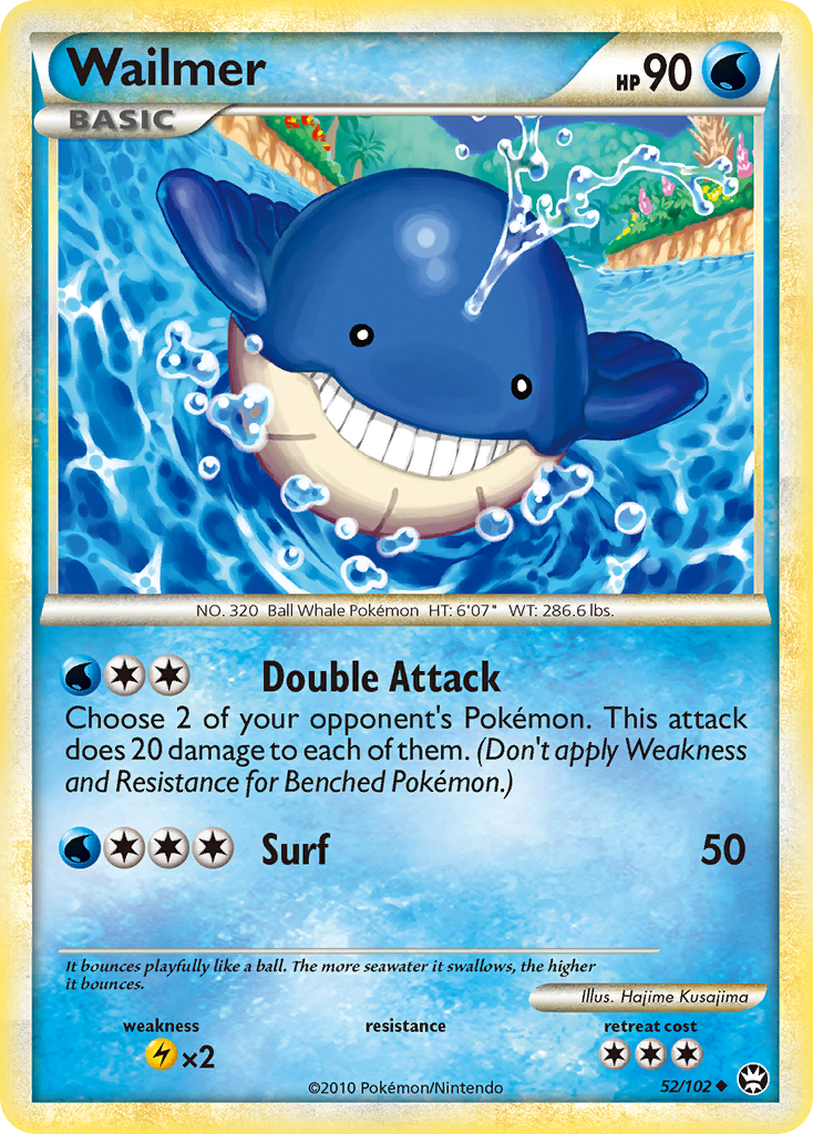 Wailmer (52/102) [HeartGold & SoulSilver: Triumphant] | Card Citadel