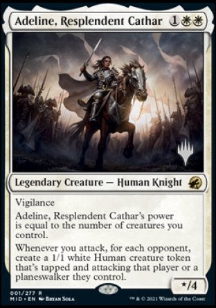 Adeline, Resplendent Cathar (Promo Pack) [Innistrad: Midnight Hunt Promos] | Card Citadel