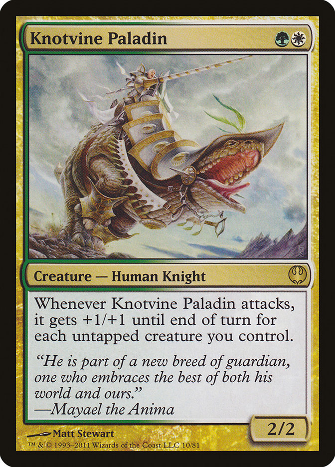 Knotvine Paladin [Duel Decks: Knights vs. Dragons] | Card Citadel