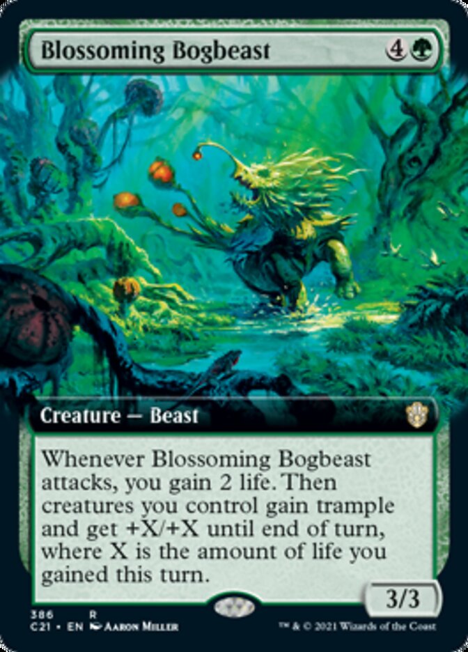 Blossoming Bogbeast (Extended) [Commander 2021] | Card Citadel