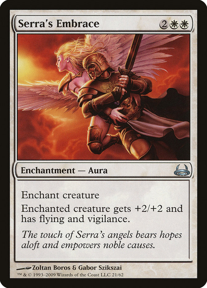 Serra's Embrace [Duel Decks: Divine vs. Demonic] | Card Citadel