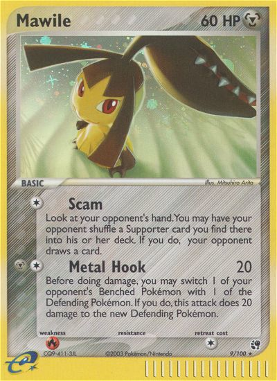 Mawile (9/100) [EX: Sandstorm] | Card Citadel