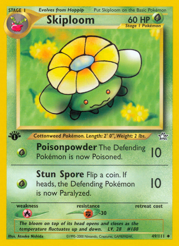 Skiploom (49/111) [Neo Genesis 1st Edition] | Card Citadel