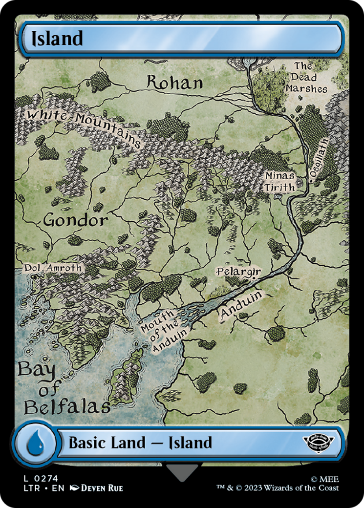 Island (274) [The Lord of the Rings: Tales of Middle-Earth] | Card Citadel