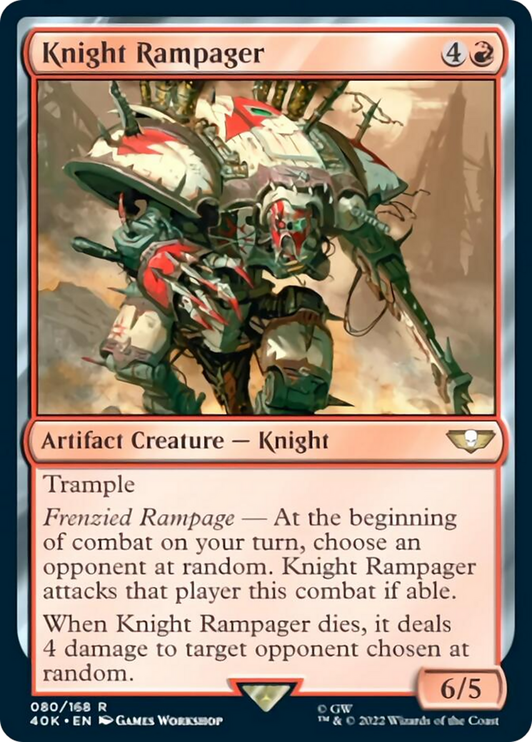 Knight Rampager [Universes Beyond: Warhammer 40,000] | Card Citadel