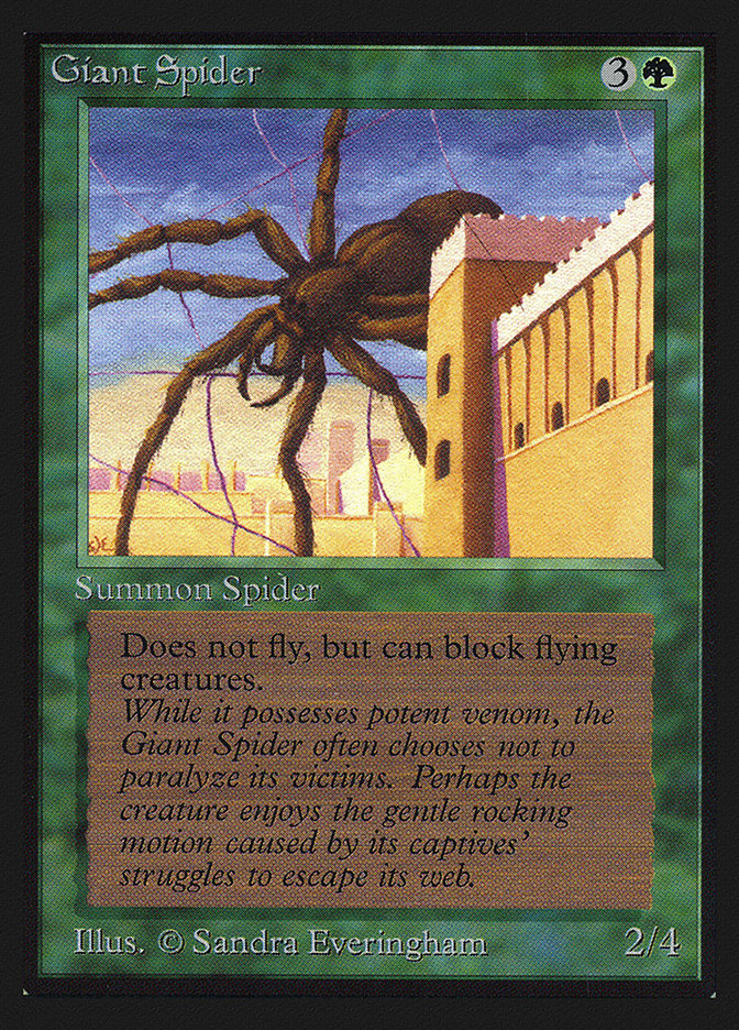 Giant Spider (IE) [Intl. Collectors’ Edition] | Card Citadel