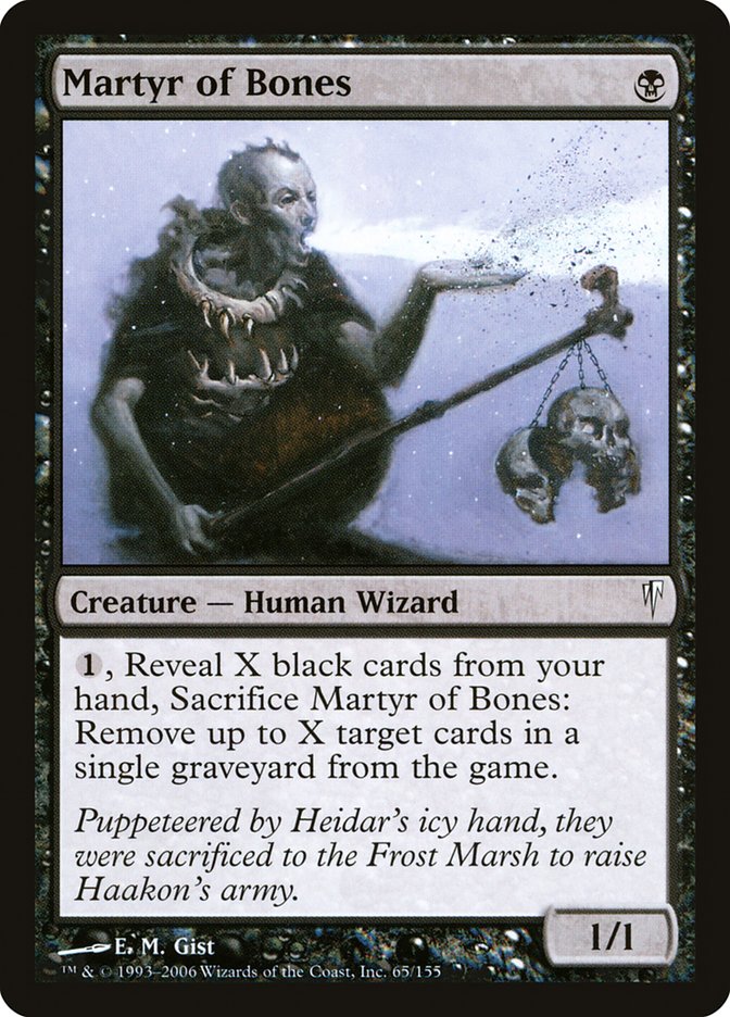 Martyr of Bones [Coldsnap] | Card Citadel